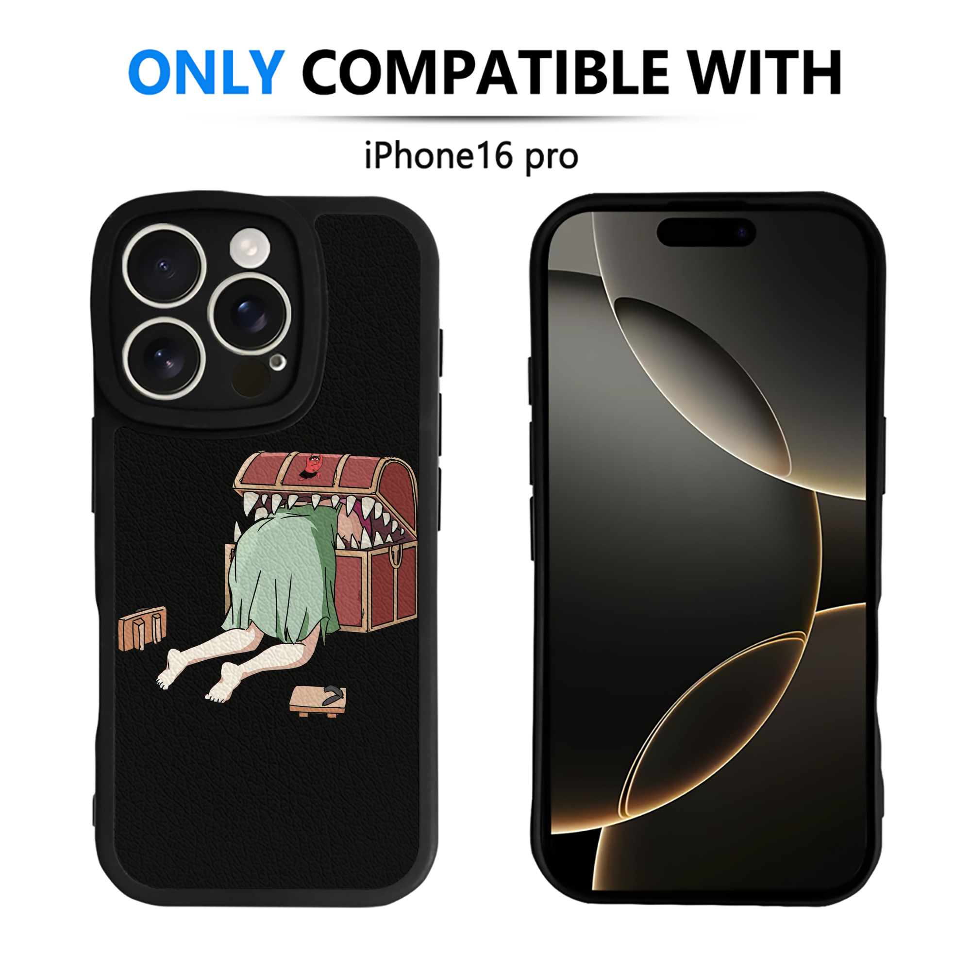 （画像用） 葬送のフリーレン Frieren 【iPhone 16シリーズ対応】シリコンスマホケース（レザー調） 材質：シリコン